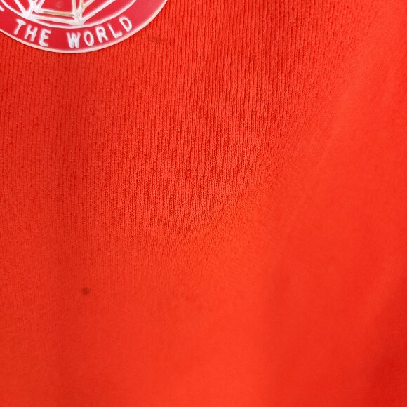 Vtg Dutchmaid Vest Size 44 Orange C B Radio Dog Swap Club Patches Distressed - Picture 14 of 14